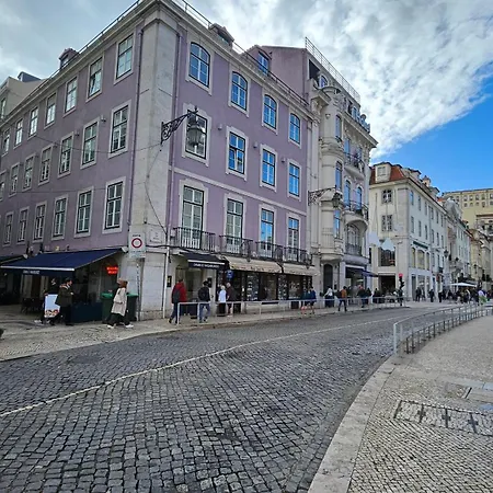 Rossio Vista Castelo, Santa Justa E Carmo * Lissabon