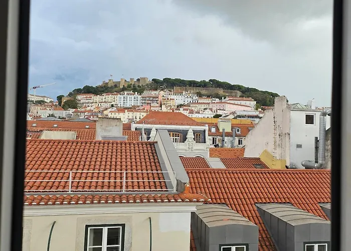 アパート Rossio Vista Castelo, Santa Justa E Carmo *