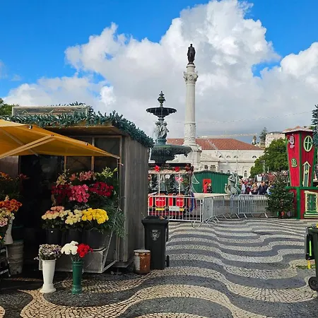 Rossio Vista Castelo, Santa Justa E Carmo Lejlighed *