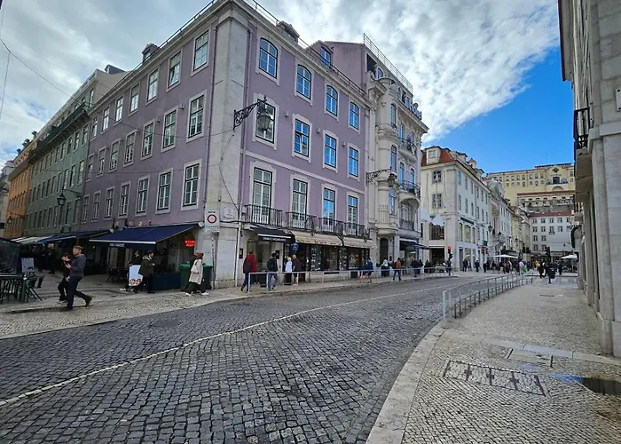 Rossio Vista Castelo, Santa Justa E Carmo * Lizbona